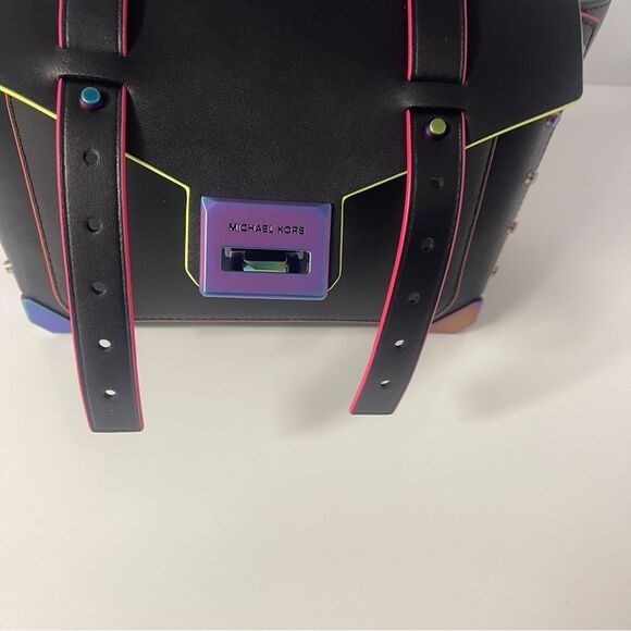 Michael Kors Medium Contrast Manhattan Neon Trim - Picture 4 of 10